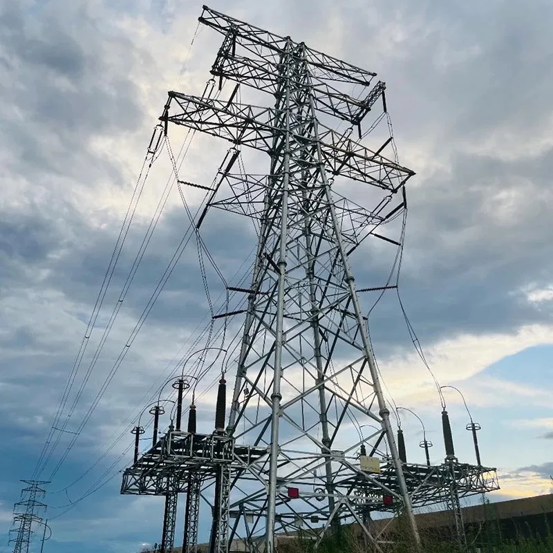 Menara Baja Sudut Saluran Transmisi 220kV
