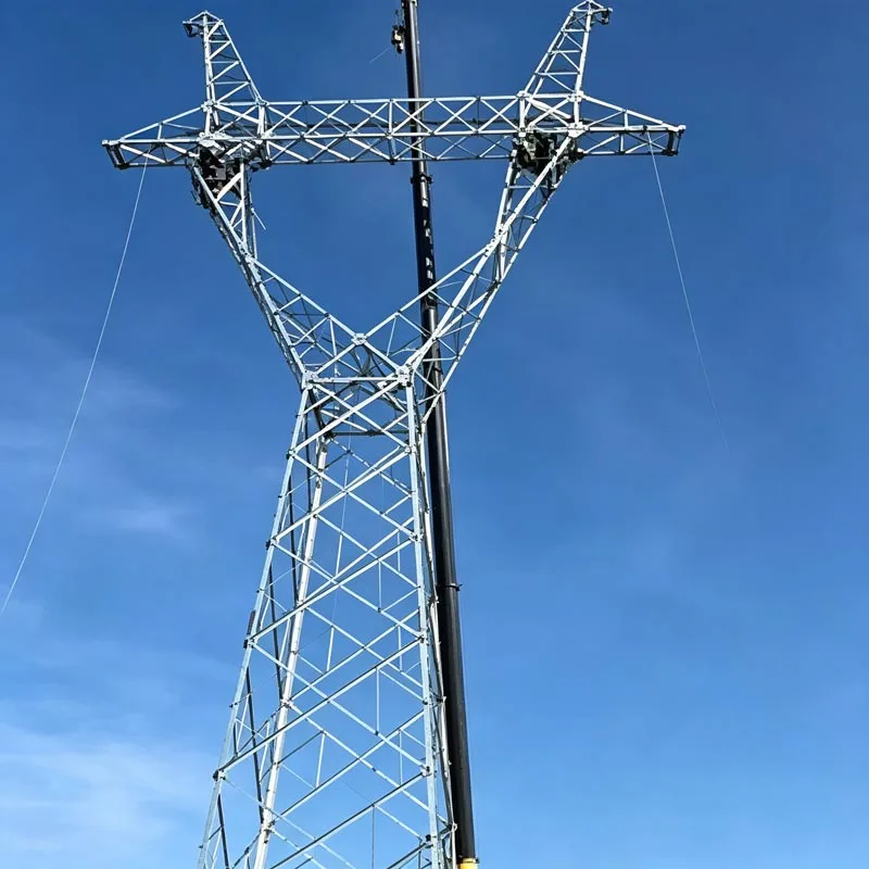 Menara Transmisi Tenaga Baja Sudut Galvanis