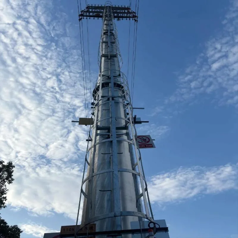 Menara Telekomunikasi Pipa Baja Galvanis