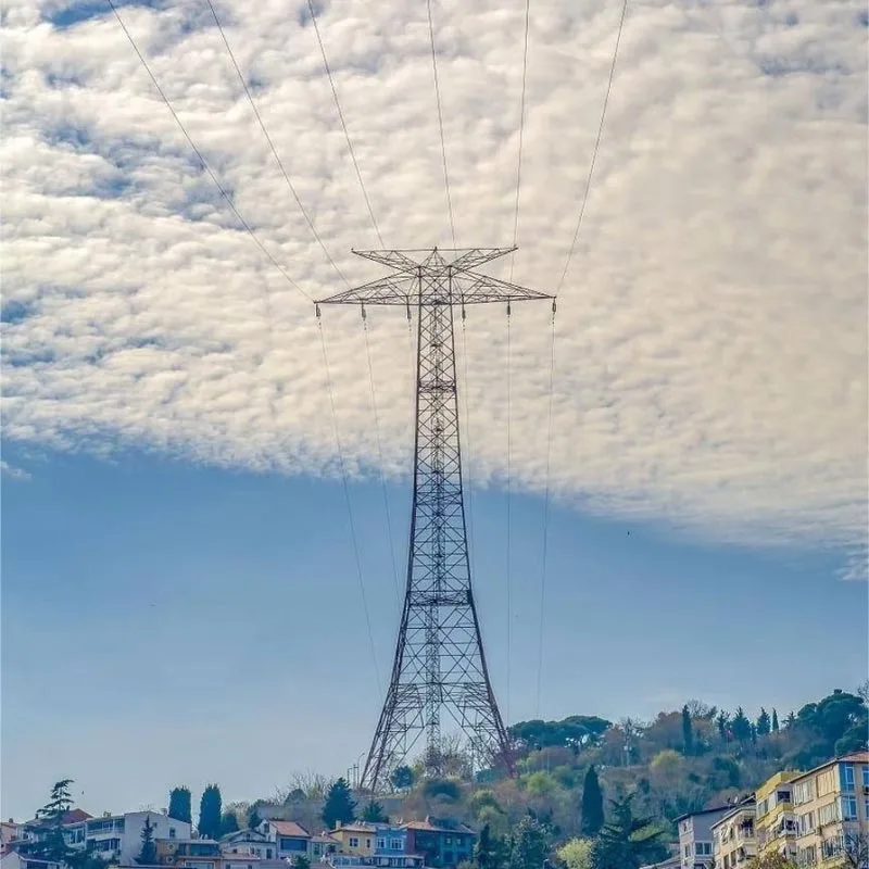 Menara Pipa Baja Tegangan Tinggi