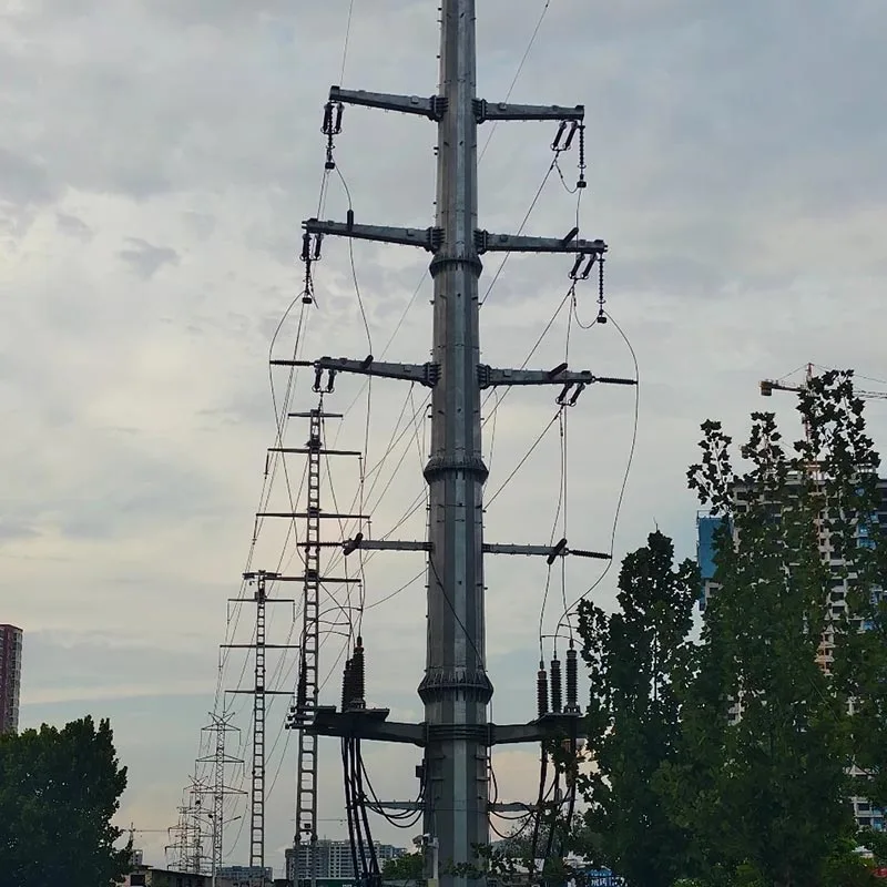 Steel Monopole Cable Termination Tower